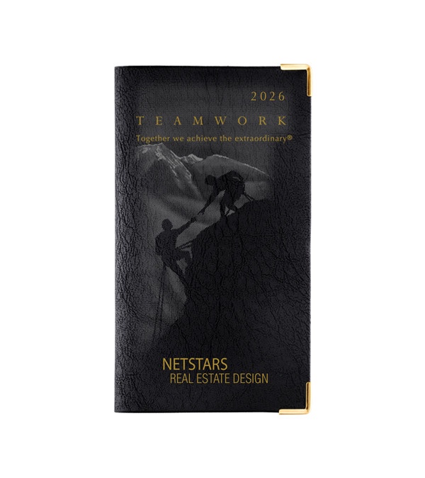 Teamwork Pocket Pal Calendar with Golden Edge 2026