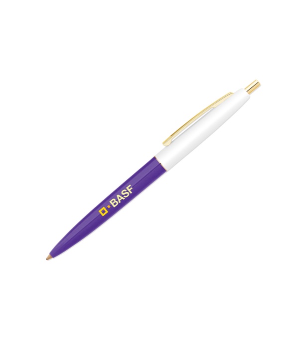 Clic White Gold Pen