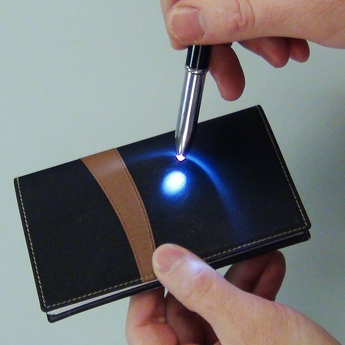 Crowne Triple Function Copper Lighted Pen with Stylus