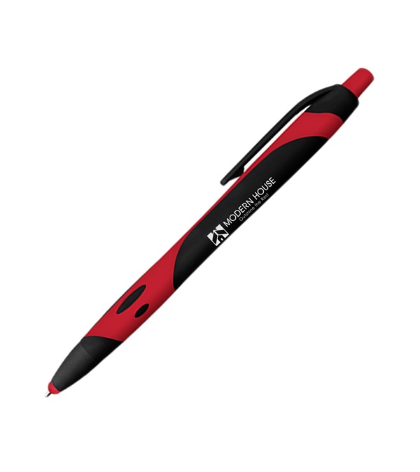 iWriter&reg; Gel-Sport Stylus - Soft Touch Rubberized Hybrid Ink Gel Pen & Stylus