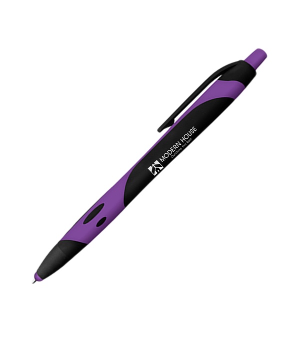 iWriter&reg; Gel-Sport Stylus - Soft Touch Rubberized Hybrid Ink Gel Pen & Stylus