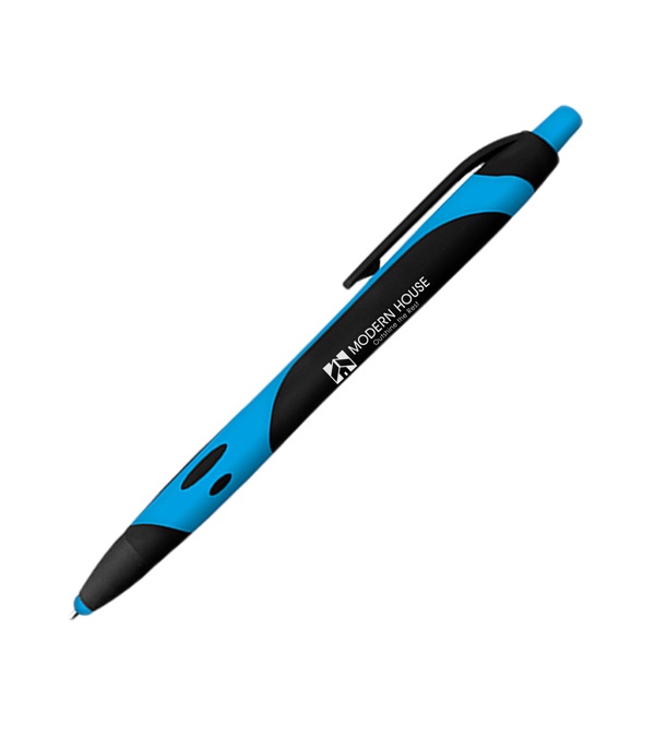 iWriter&reg; Gel-Sport Stylus - Soft Touch Rubberized Hybrid Ink Gel Pen & Stylus