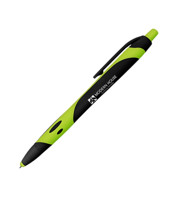 iWriter&reg; Gel-Sport Stylus - Soft Touch Rubberized Hybrid Ink Gel Pen & Stylus