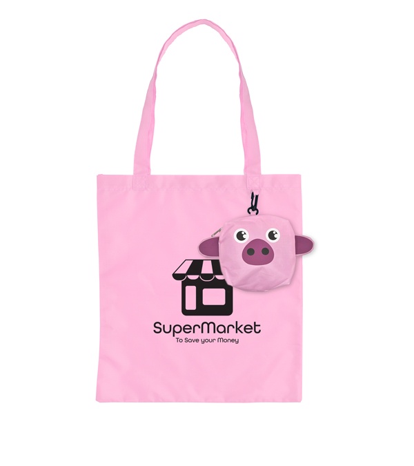 Paws N Claws Foldable Tote with Hanging Pouch
