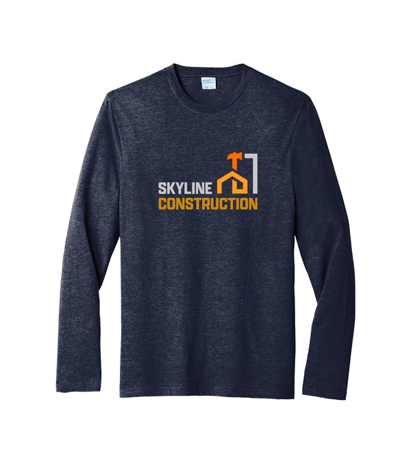 Port & Company® Tri-Blend Long Sleeve Tee - Screen Print
