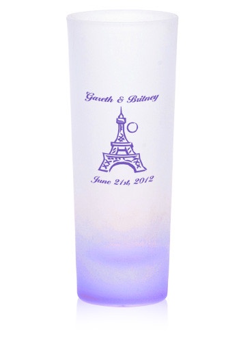 2 oz. Frosted Shooter Logo Shot Glasses