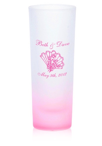 2 oz. Frosted Shooter Logo Shot Glasses