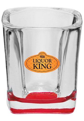 2 oz. Square Promotional Shot Glasses