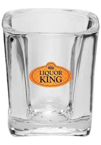 2 oz. Square Promotional Shot Glasses