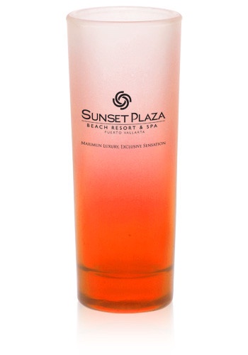 2 oz. Tall Frosted Logo Shot Glasses