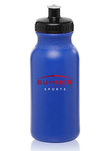 Custom 20 oz. Water Bottles with Push Caps