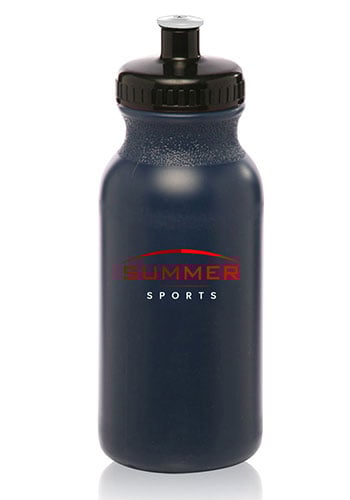 Custom 20 oz. Water Bottles with Push Caps