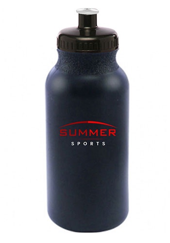 Custom 20 oz. Water Bottles with Push Caps