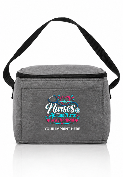 Nurses Heartbeat Lunch Bag Cooler with Personalization