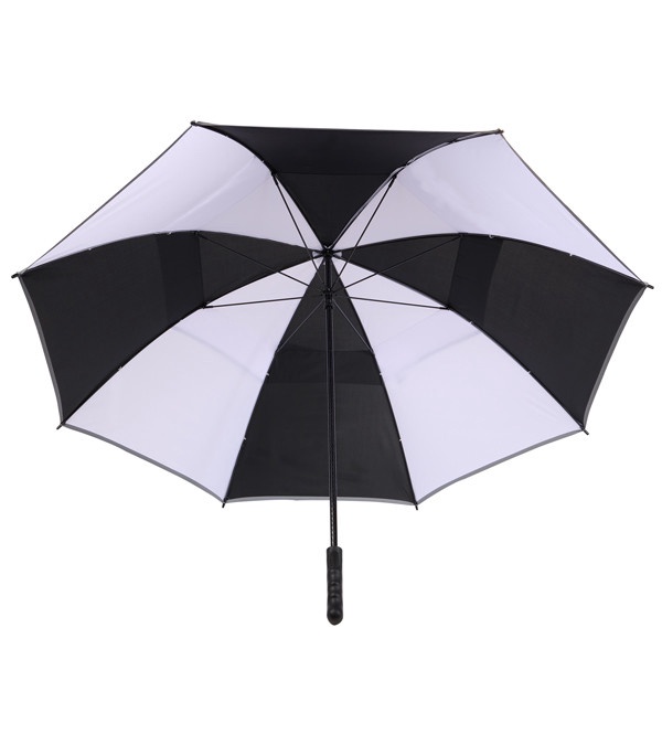 62&quot; RPET Golf Umbrella w/ Reflective Trim