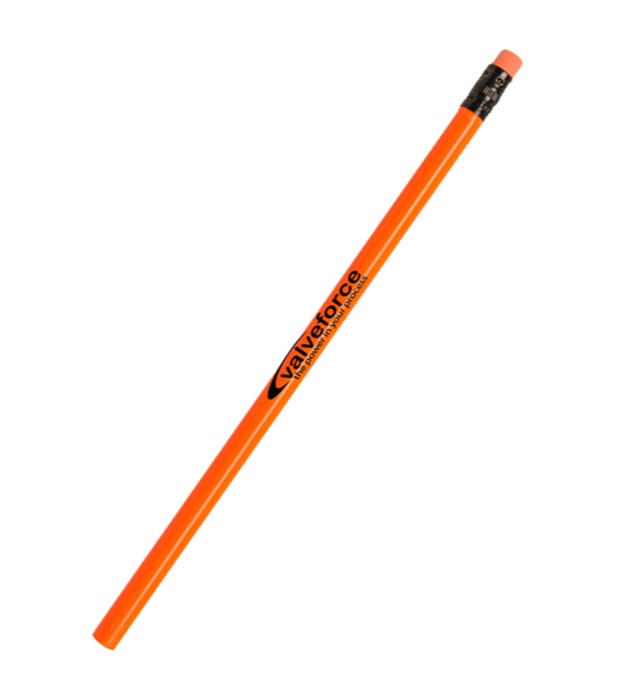 Neon Round Promotional Pencils