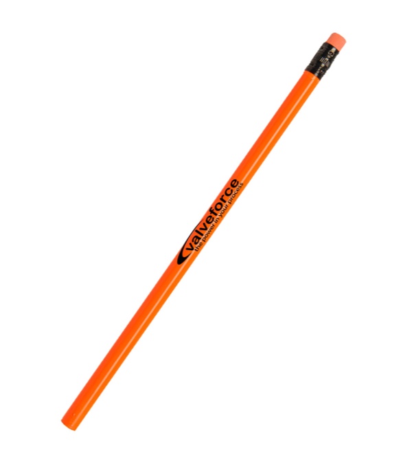 Neon Round Promotional Pencils