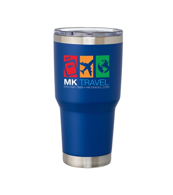 30 oz. Taj Mahal Vacuum Tumbler - Full Color Imprint