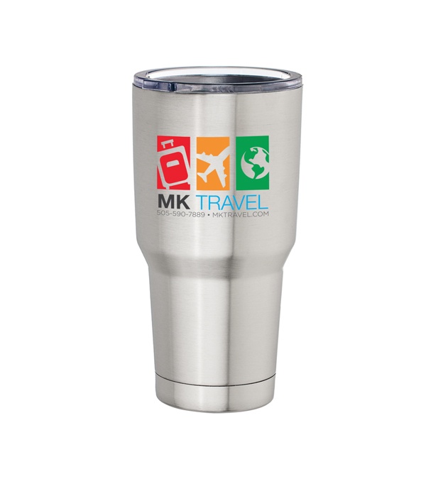 30 oz. Taj Mahal Vacuum Tumbler - Full Color Imprint