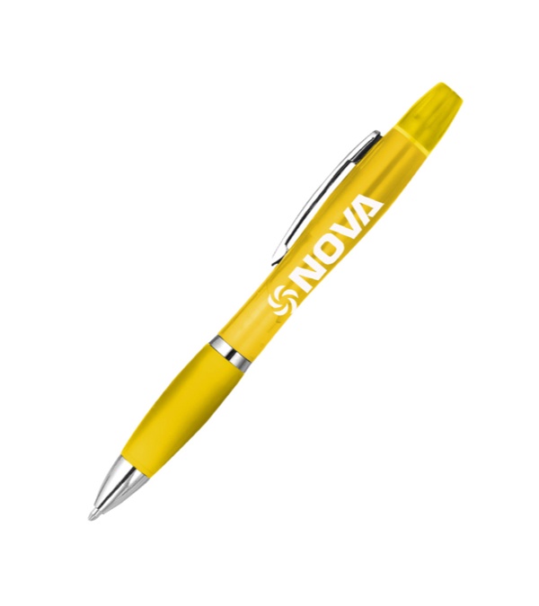 Promotional Pen and Highlighter Combo