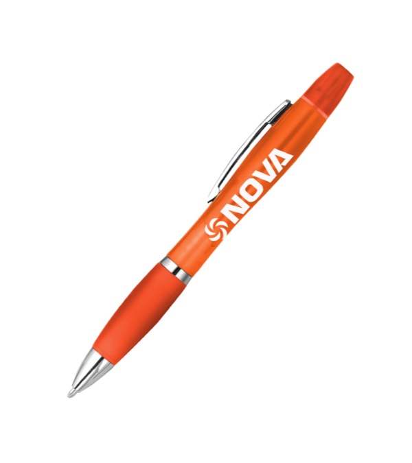 Promotional Pen and Highlighter Combo