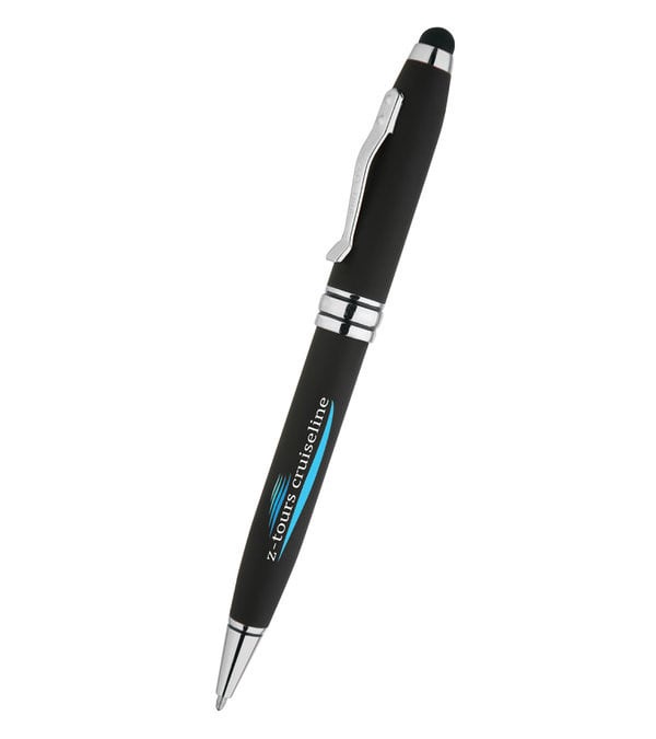 Royale Soft Touch Stylus Pen - Full Color Imprint