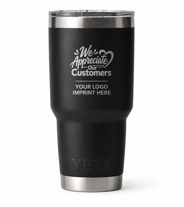 Customer Appreciation YETI® 30 oz. Tumbler with Your Logo