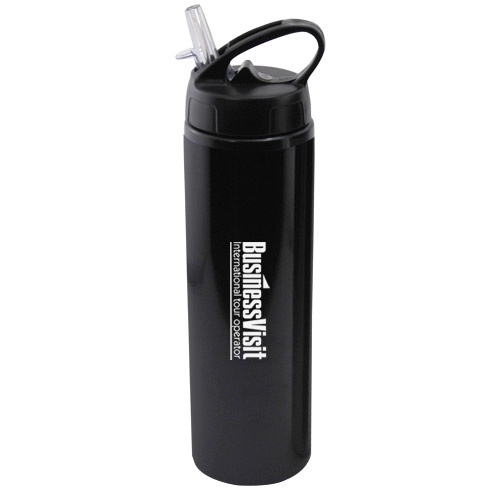 24 oz. Water Bottle with Flip Top Sport Lid