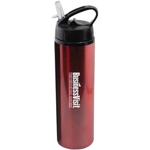24 oz. Water Bottle with Flip Top Sport Lid