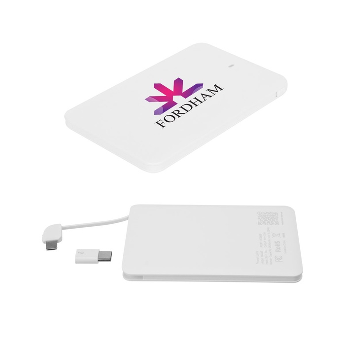 Slim 2500 MAH 3-In-1 Power Bank