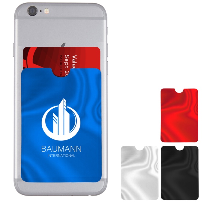 RFID Data Blocking Phone Card Sleeve with Imprint