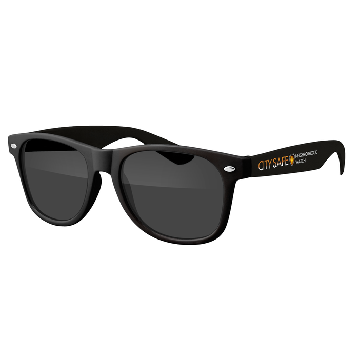 Two-Tone Retro Vibes Black Frame Sunglasses