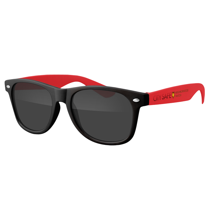 Two-Tone Retro Vibes Black Frame Sunglasses
