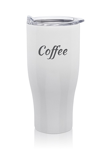 27 oz. Stainless Steel Grip Logo Travel Mugs