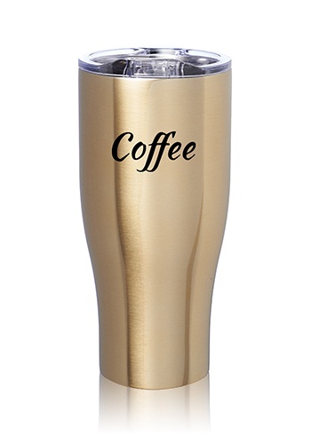 27 oz. Stainless Steel Grip Logo Travel Mugs