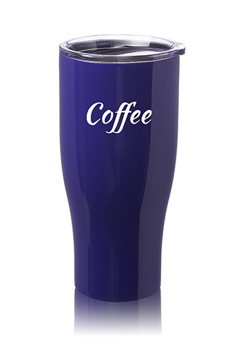 27 oz. Stainless Steel Grip Logo Travel Mugs