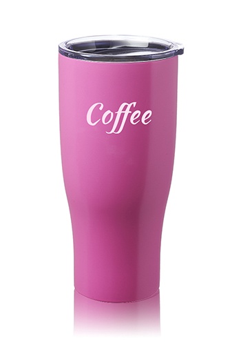 27 oz. Stainless Steel Grip Logo Travel Mugs