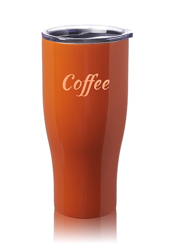 27 oz. Stainless Steel Grip Logo Travel Mugs