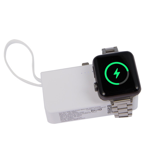 Hue Plus 5,000 mAh Power Bank with Watch Charger