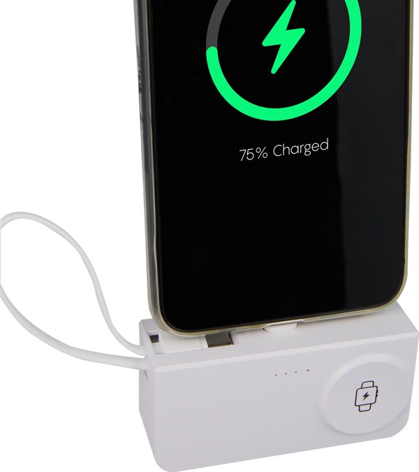 Hue Plus 5,000 mAh Power Bank with Watch Charger