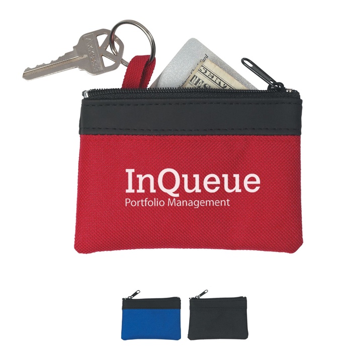 Custom Zippered Color Coin Pouch