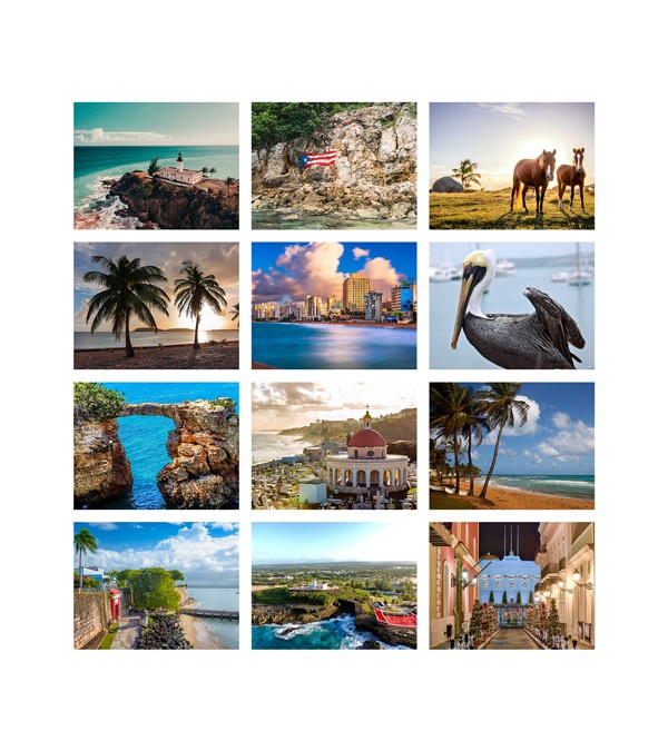 &quot;De Viaje a Puerto Rico&quot; Wall Calendar