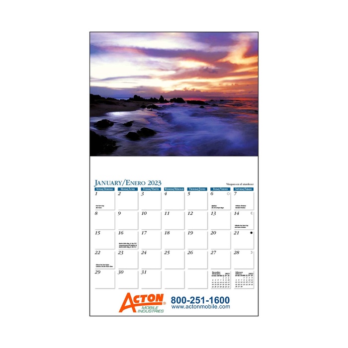 &quot;De Viaje a Puerto Rico&quot; Wall Calendar