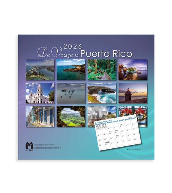 &quot;De Viaje a Puerto Rico&quot; Wall Calendar 2026