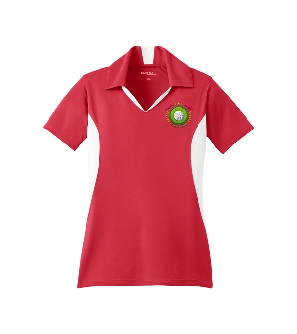 Sport-Tek® Ladies Side Blocked Micropique SPORTWICK® Polo - Embroidered