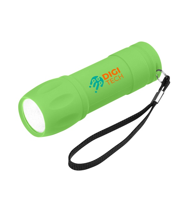 Rubberized Cob Light With Strap