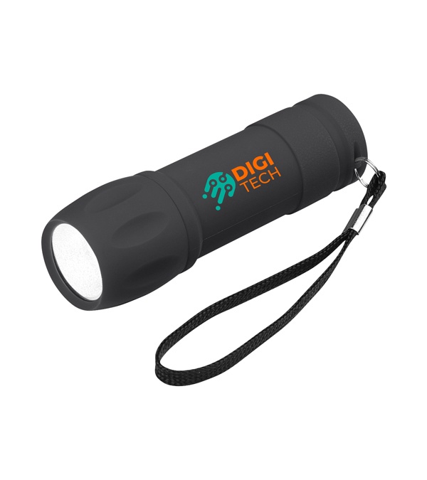 Rubberized Cob Light With Strap