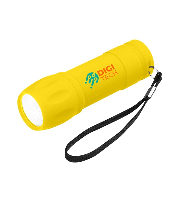 Rubberized Cob Light With Strap