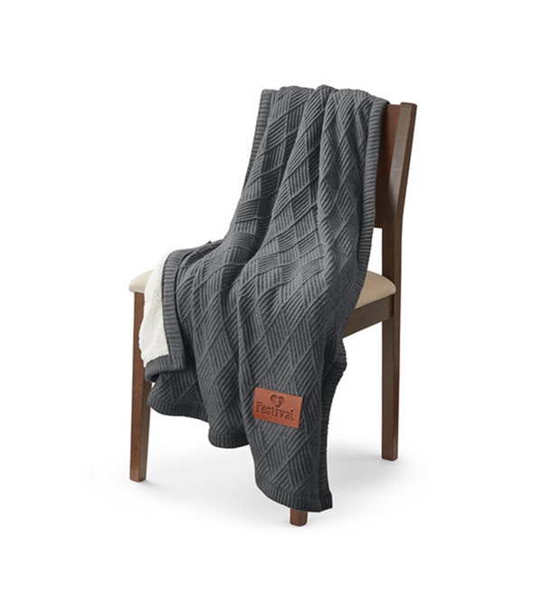 Leeman Trellis Knit Blanket