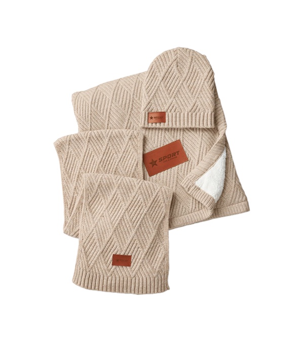Leeman Trellis Knit Gift Set